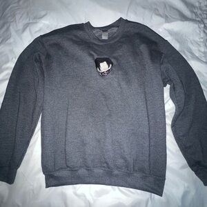 hunter x hunter embroidered crew neck